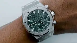 Audemars Piguet Royal Oak Selfwinding Chronograph &ldquo;50th Anniversary&rdquo; Green Dial Complete Set 2022