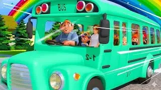 Wheels on the Bus Song 🚌🎶 | Nursery Rhyme | Zuno World #nurseryrhymes #zunoworld