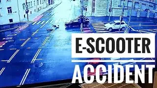 E-scooter accident / E-t&otilde;ukeratta &otilde;nnetus / Несчастный случай со скутером