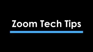 Zoom Tutorial - Spotlight, Pin and Mute on Entry