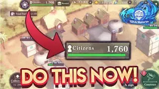 Prioritize This IMMEDIATELY! Citizen Population Guide | Slime - Isekai Memories