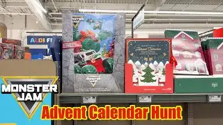 MONSTER JAM ADVENT CALENDAR HUNT AT ALDI 😱😱😱