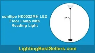 sunllipe hd002zmh led floor lamp with reading ligh