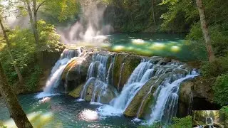 Relaxing music for sleep | 3 hours with piano music & waterfall sound for sleep 🌱
