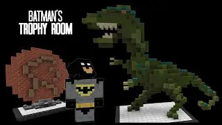 Minecraft Batman: T-Rex & Giant Penny Build │ Batcave Mega Build │ Minecraft Vanilla Survival