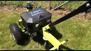Электрическая тележка для прицепа Tow Tuff TMD-35ETD8 с зарядкой аккумулятора