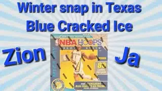 It's cold in Texas. Let's look for blue cracked ice.