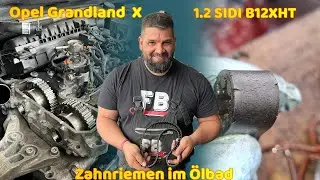 Opel Grandland X 1.2 SIDI B12XHT - Zahnriemen im Ölbad - Wechsel bei 43 tkm Reparatur Wasserpumpe
