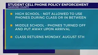 Hawkins County Schools reveals cell phone policy for upcoming year