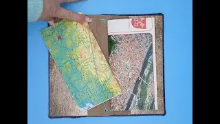 Slim Journal Jeans Cover mit KeyCharm | Herausnehmbare Seiten, Unique und Travel-Friendly