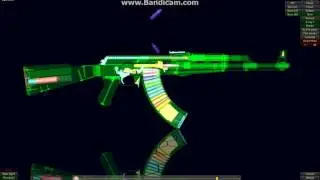X-ray AK-47 firing