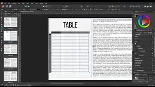 Affinity Publisher for Beginners Lecture1 16   Table Tool   Affinity Publisher Guide