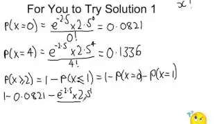 S1 Lesson 9 - The Poisson Distribution