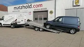 Abschleppservice by matzhold.com - Autotransporter kippbar 3,5 to mit integrierten Rampen