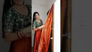 Pallu pleating for saree #saree #drape #sareedraping #rekhamishra