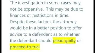 WAYMORE FACTS #2  -    When should a defendant accept a guilty plea agreement?
