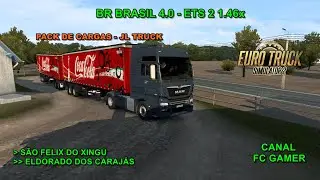 BR BRASIL 4.0 MAN TGX PUXANDO CARGA DE BEBIDAS USANDO PACK JL TRUCK @jltruck9725 FUNCIONAL NA 1.46x