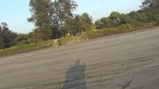 n beach sudeep riding bike