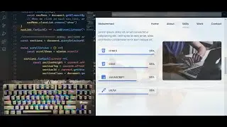 ASMR Programming - Personal portfolio Website P1 - No Talking