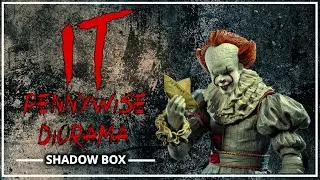 Pennywise Diorama | NECA | ShadowBox | IT Movie (2017)
