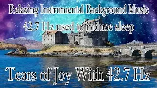 Relaxing Instrumental Background Music : Tears of Joy With 42.7Hz  to Induce Sleep.