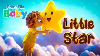 Little Star Song for Kids ✨ | Learn with Fun Nursery Rhymes | PrimeFlix Baby