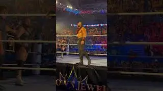 Roman Reigns Makes His Entrance Into The Ring At WWE Crown Jewel 2025