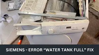Water Tank Full (Beh&auml;lter Voll) Fix &ndash; Siemens Condenser Dryer E44-30 Repair