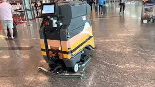 Where's the driver? AI cleaning machine in Changi Airport