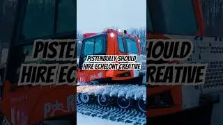 Riding alongside the PistenBully 400 Park Edition❄️the same machine used to create the X Games Park