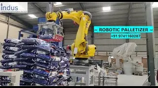 &ldquo;Robotic Palletizer Machine for Detergent Bag Palletizing | Indus Control | Ph +91 - 9741160287