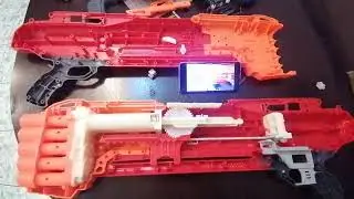 NERF MEGA TWINSHOCK сбор и разбор бластера не вышел. часть 2.