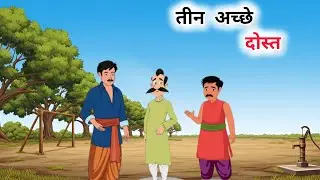 तीन अच्छे दोस्त। Teen achche dost । Hindi story moral story | hindi khaniyan | #tiptiptv #cartoon 