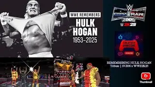 Createch Gamezone Remembers Hulk Hogan | Tribute to The Immortal Hulk Hogan | SVR06 x WWE2K25 Mod 