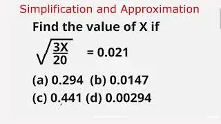 Simplification and Approximation | Question 16