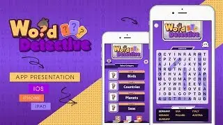 📝 Word Search Puzzle iOS Game With CMS & AdMob For Children & Adults  [ iPhone iPad Animate CC ] ᴴᴰ