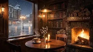 Late Night Winter Jazz ❄️ Cozy Piano & Coffee Lounge Vibes