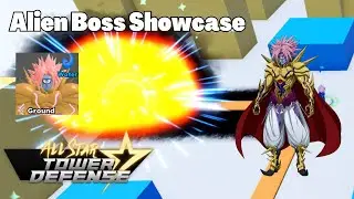 All Star Tower Defense Showcases: Alien Boss (Boros One Punch Man) ASTD ROBLOX