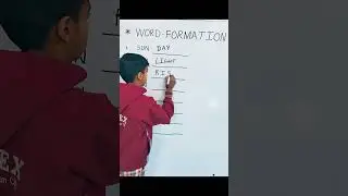 Word Formation Fun ☀️ | Kids Learning Activity