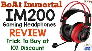 Boat immortal 200 - Boat gaming headphones | boat immortal 200 price | boat immortal series | im 200