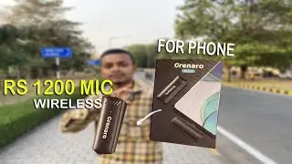 Rs.1200 Wireless Mic for Mobile | Best Budget Microphone for Youtub |vlogiing best mic