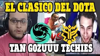 TECHISOR Y MANDY SORPRENDIDOS  DE LA PARTIDA THUNDER PREDATOR VS BEASTCOAST  ! DOTA SUMMIT ONLINE