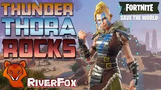 Thunder Thora Hero Review Gameplay - Fortnite Save The World (STW)