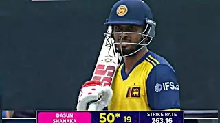 Dasun Shanaka smashed 50 off 20 balls against Oman | SL vs Oman Full Highlights.