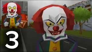Neighbor Clown Scary Escape 3D -Level 3    3- Gameplay Walkthrough