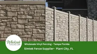 Simtek Fence Supplier Plant City, FL - Wholesale Vinyl Fencing