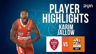 Karim Jallow Highlights vs. FIT/One W&uuml;rzburg Baskets | easyCredit BBL | Dyn Basketball