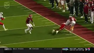 Arkansas State LB Jordan Sample BIG HIT vs Troy
