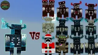 Imo Warden 1.0 vs Warden Plus (Wardens) | Minecraft Bedrock | MobBattle