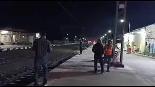 Chief Railway Safety took a 130 kmph ride on newly Built track @ Jeur
